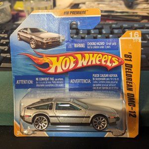 Hot Wheels 2010 HW Premiere '81 Delorean DMC-12 #16/214 International Short Card